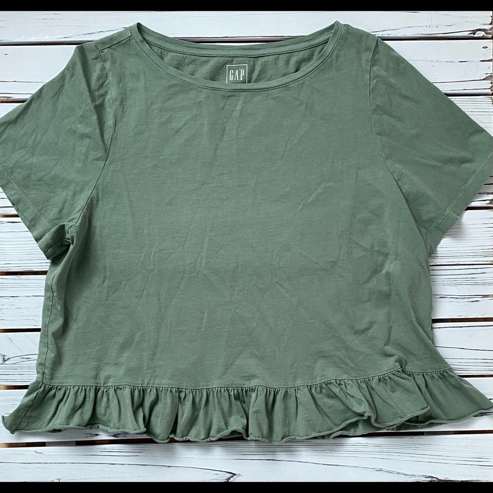 GAP Ruffle Hem Tee